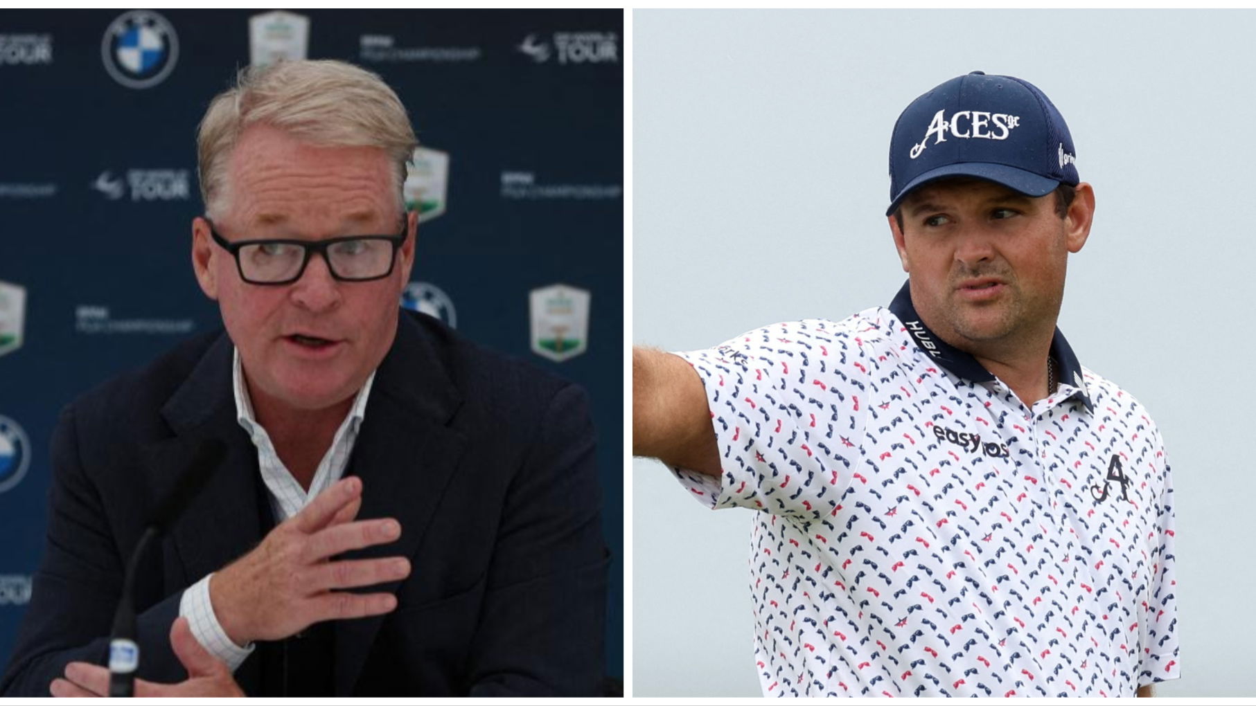 "Great merger, huh?!" Patrick Reed with explosive (!) comments at The Open